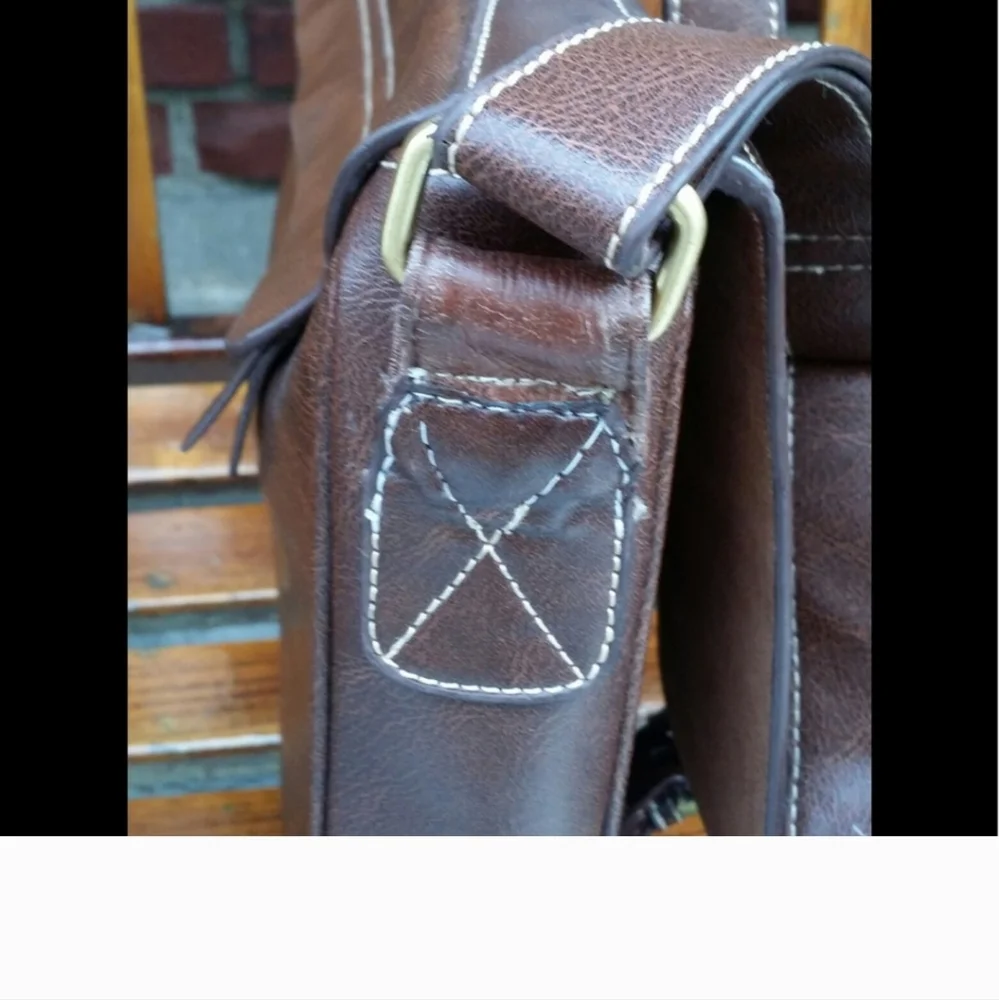 Brown Leather Men's Bag